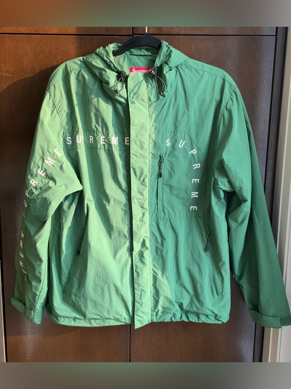 SUPREME FW20 Curve Logos Ripstop Jacket
